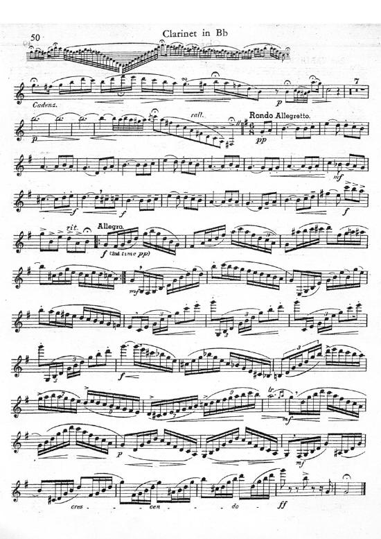单簧管独奏《自由射手幻想曲》其它曲谱（图4）
