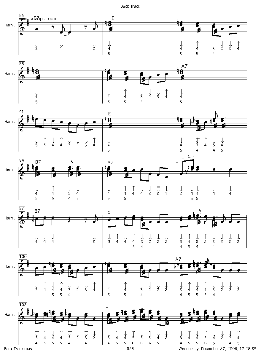 back track 口琴谱其它曲谱（图5）