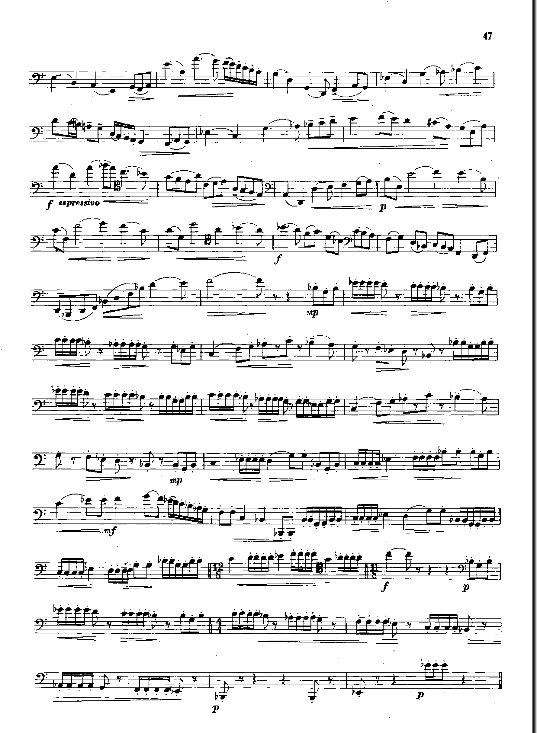 大管高级练习曲[节奏练习] 管乐类 大管其它曲谱（图20）