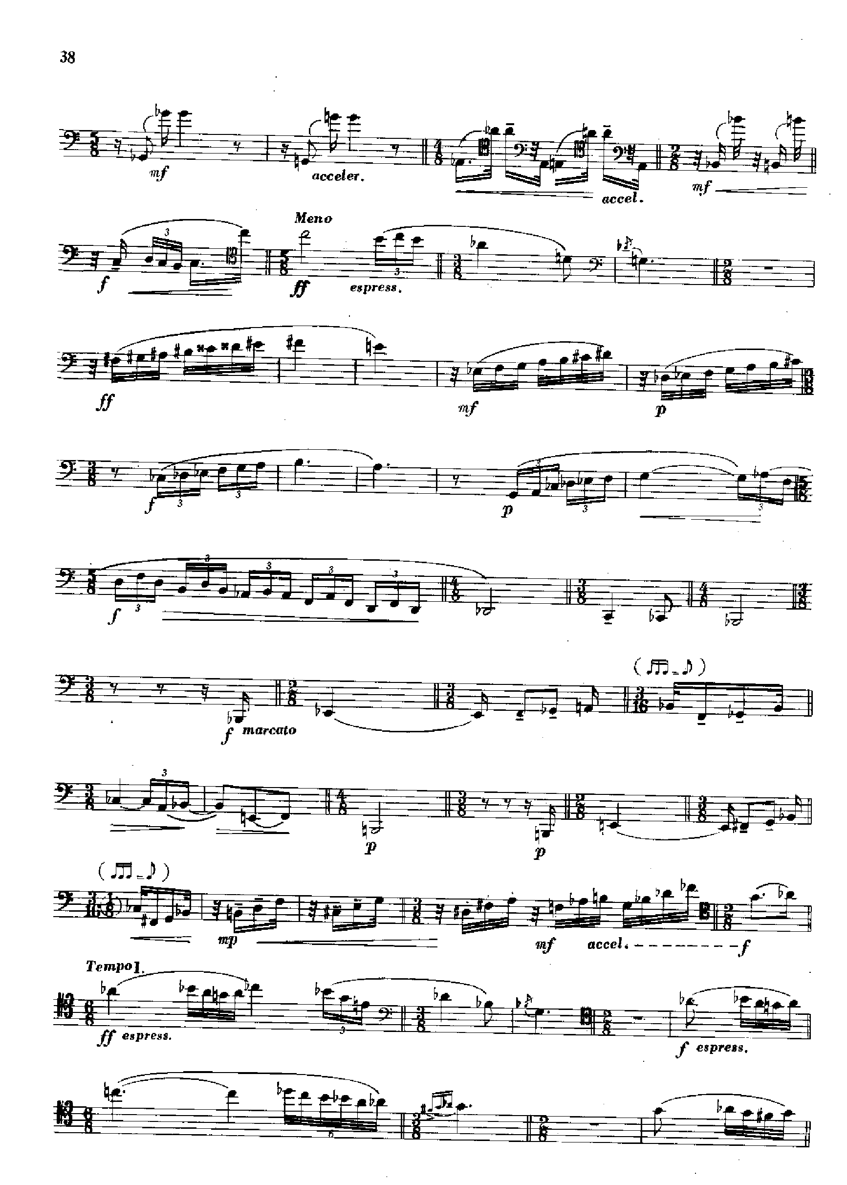 大管高级练习曲[节奏练习] 管乐类 大管其它曲谱（图11）