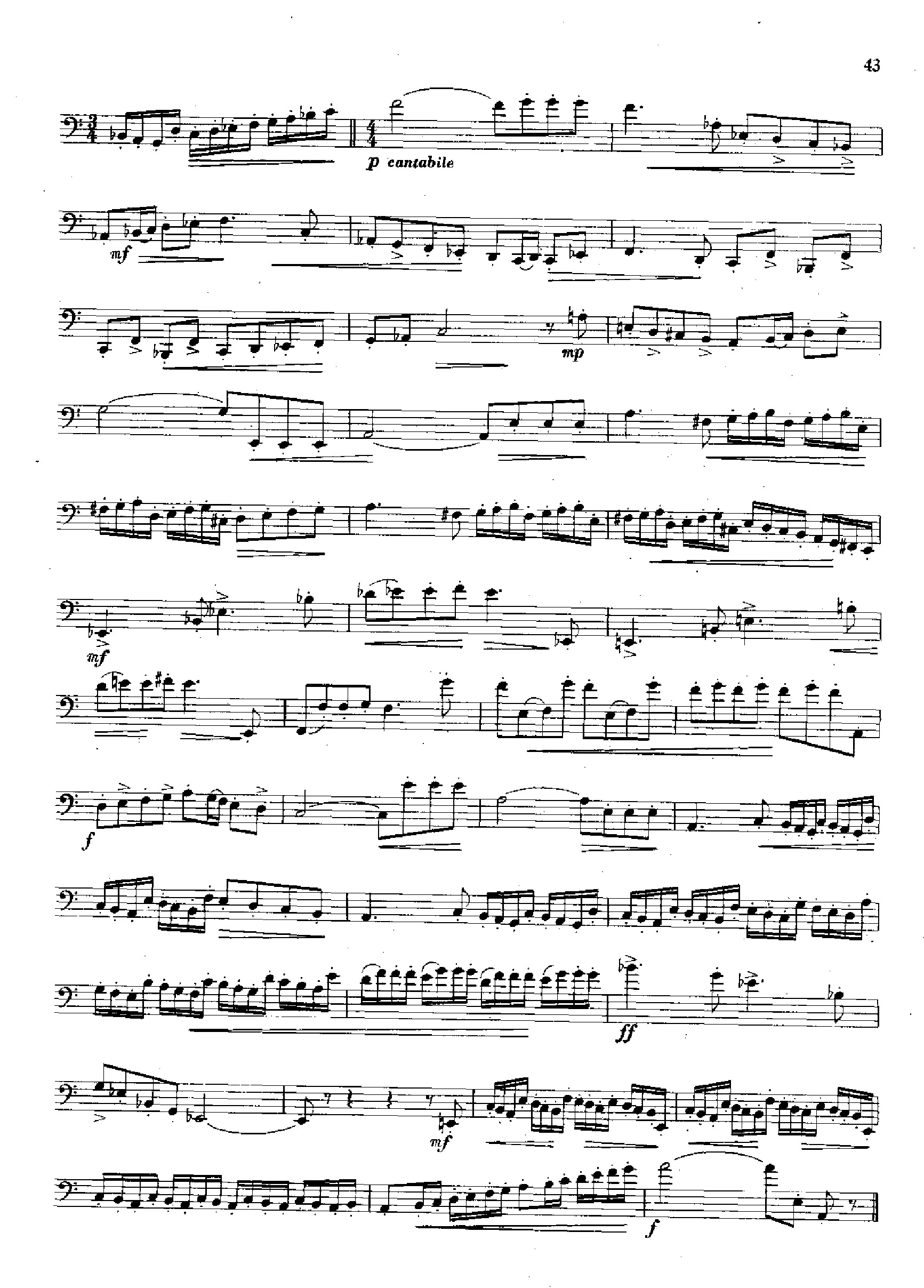 大管高级练习曲[节奏练习] 管乐类 大管其它曲谱（图16）