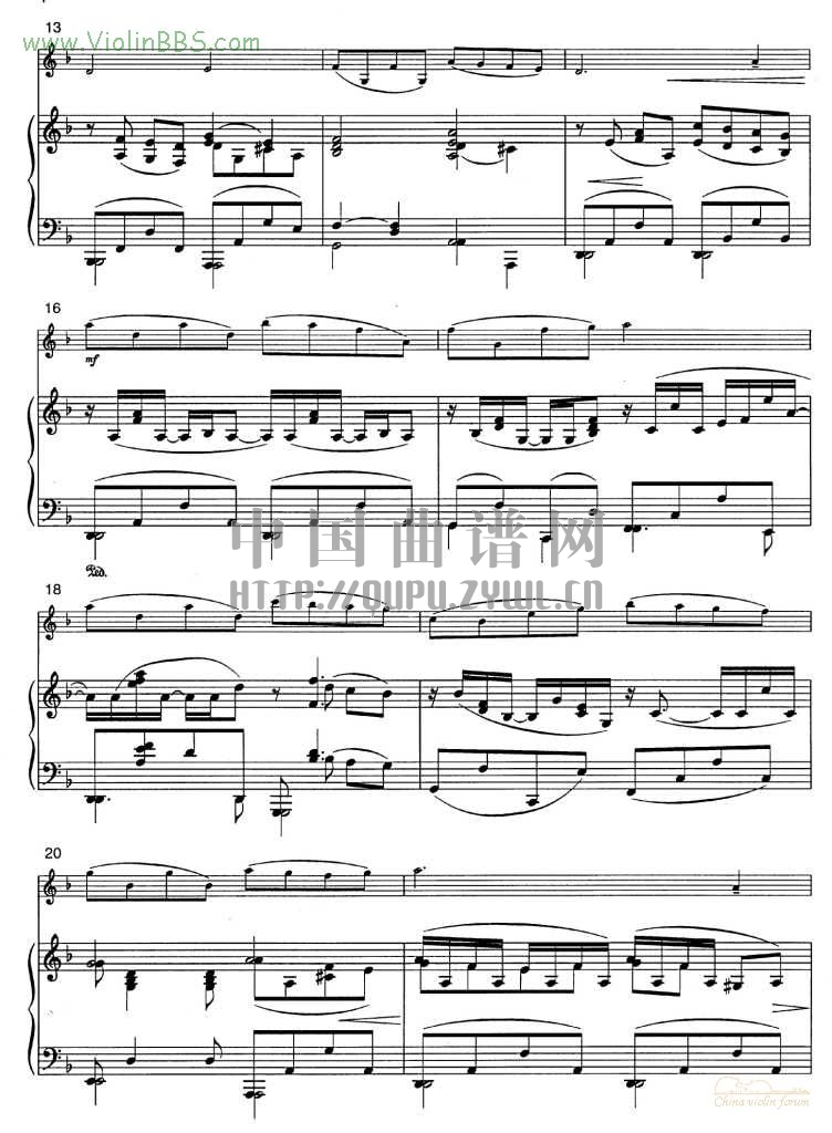 辛德勒名单 (约翰·威廉姆斯)主题曲+钢琴伴奏谱其它曲谱（图4）