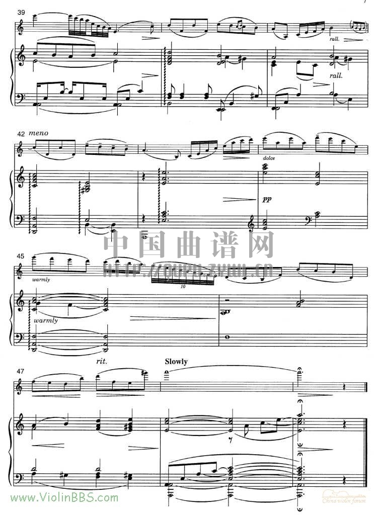 辛德勒名单 (约翰·威廉姆斯)主题曲+钢琴伴奏谱其它曲谱（图7）