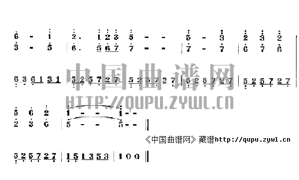扬琴双音琴竹练习曲 (七)其它曲谱（图2）