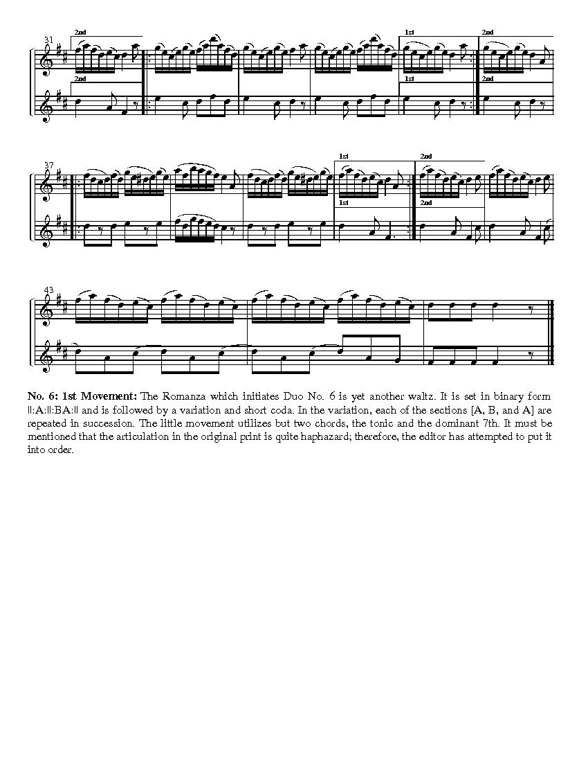 加内尔的双簧管二重奏之第六首其它曲谱（图2）