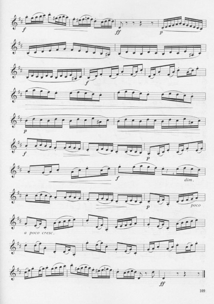 [俄]罗查诺夫单簧管练习曲六其它曲谱（图2）