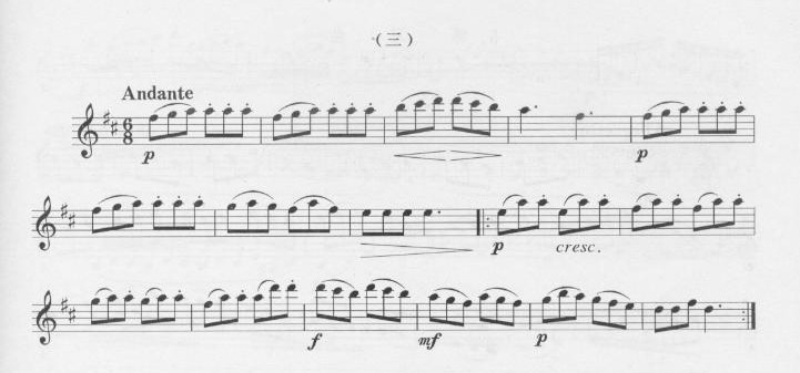 [奥]车尔尼单簧管小练习曲三首其它曲谱（图2）