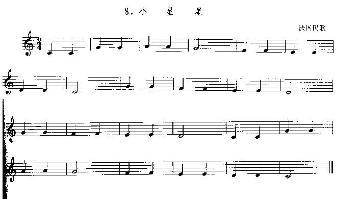 小星星（法国民歌）　（单簧管演奏曲）其它曲谱（图1）