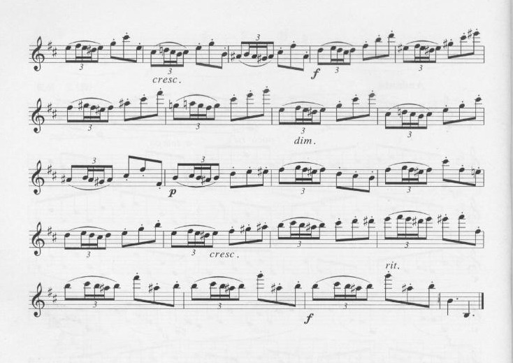 [俄]罗查诺夫单簧管练习曲五其它曲谱（图1）