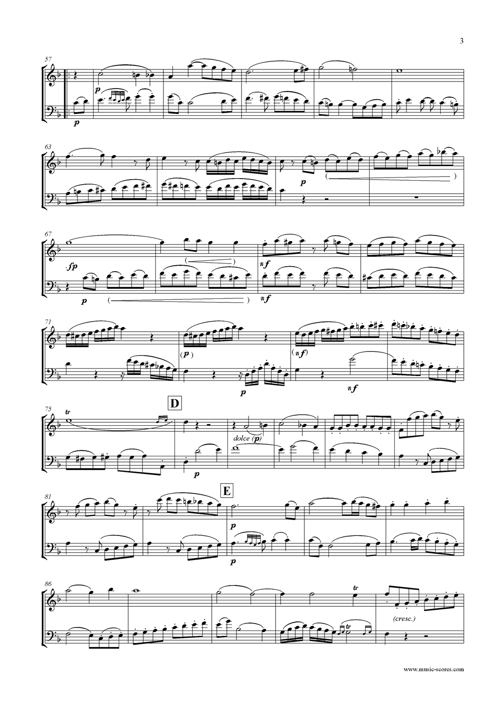 贝多芬：双簧管大管二重奏其它曲谱（图3）