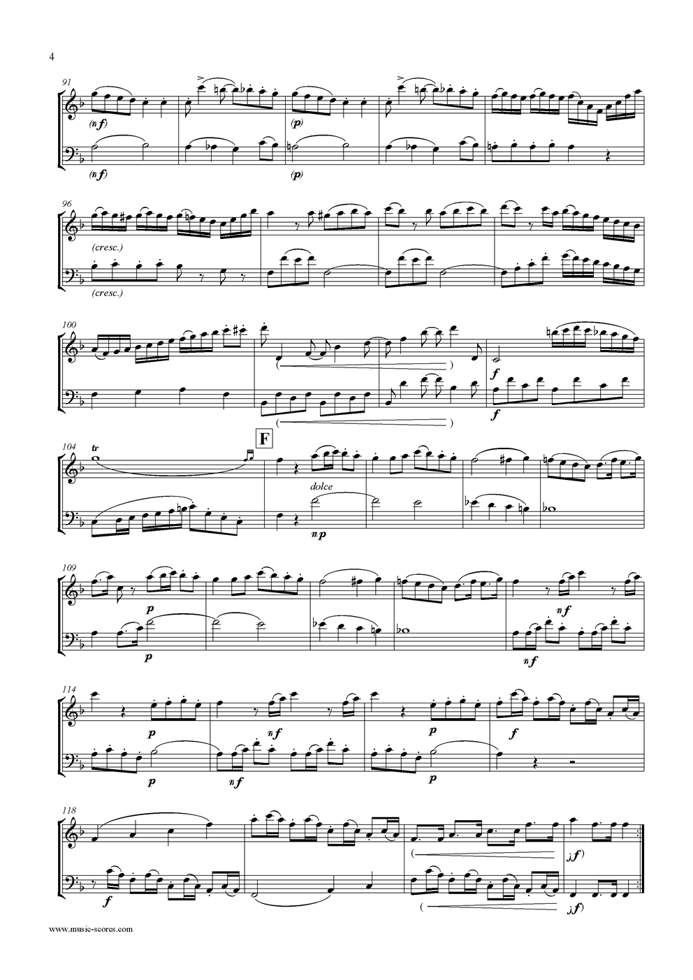 贝多芬：双簧管大管二重奏其它曲谱（图4）