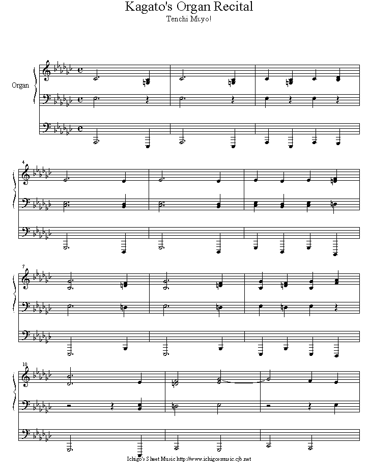 kagato_s_organ_recital其它曲谱（图1）