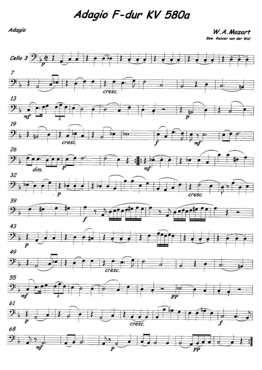 agagio f dur kv 580其它曲谱（图4）