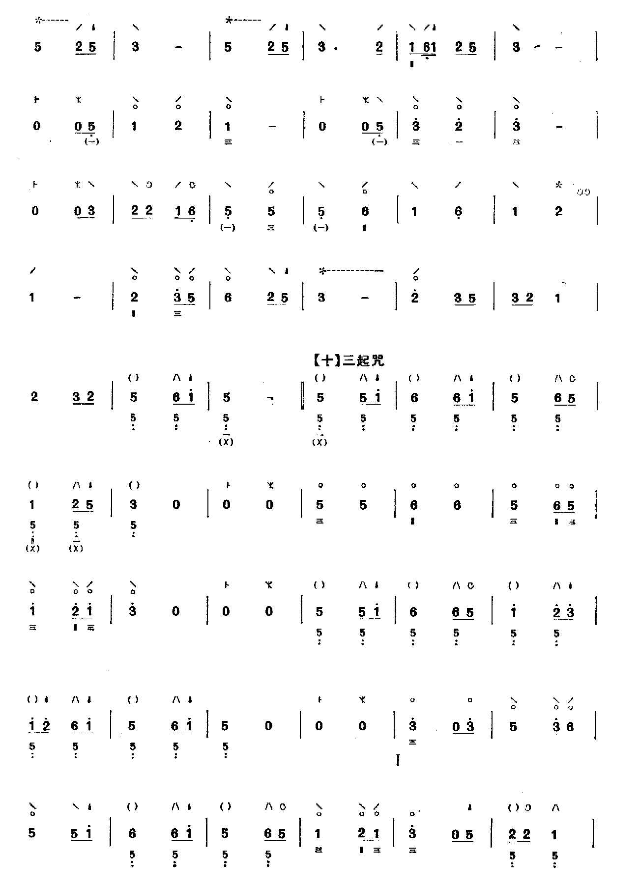 普奄咒（琵琶）其它曲谱（图9）
