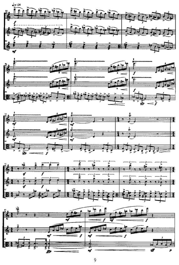 合（长笛+单簧管+中提琴）其它曲谱（图9）