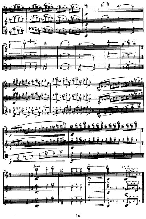 合（长笛+单簧管+中提琴）其它曲谱（图16）