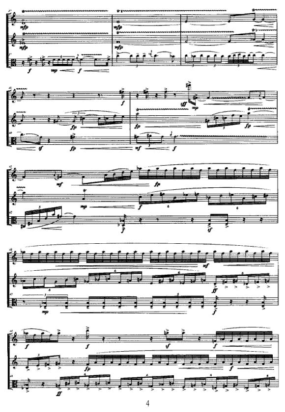 合（长笛+单簧管+中提琴）其它曲谱（图4）