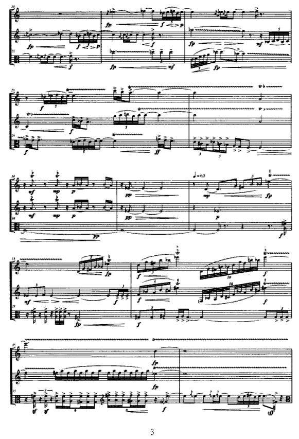 合（长笛+单簧管+中提琴）其它曲谱（图3）