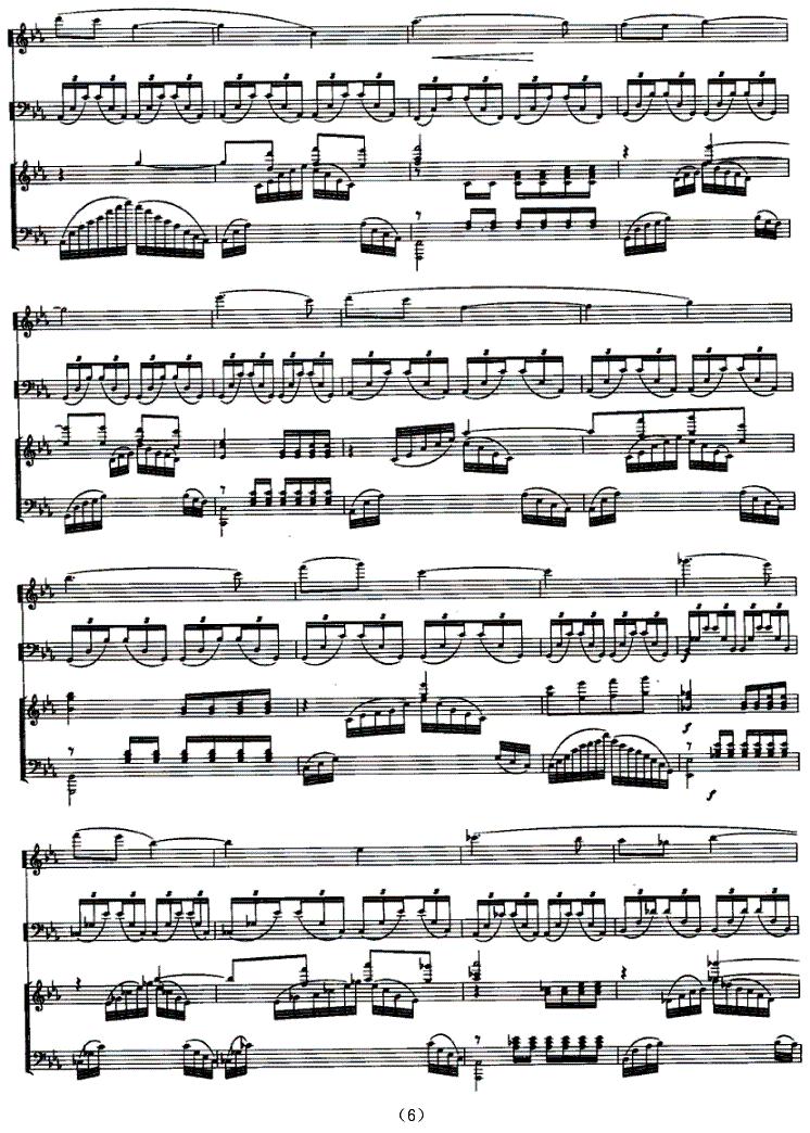 童年（长笛+大提琴+钢琴）其它曲谱（图6）