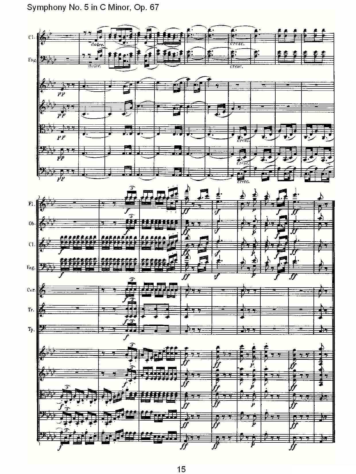 C小调第五交响曲 Op.67第二乐章其它曲谱（图15）
