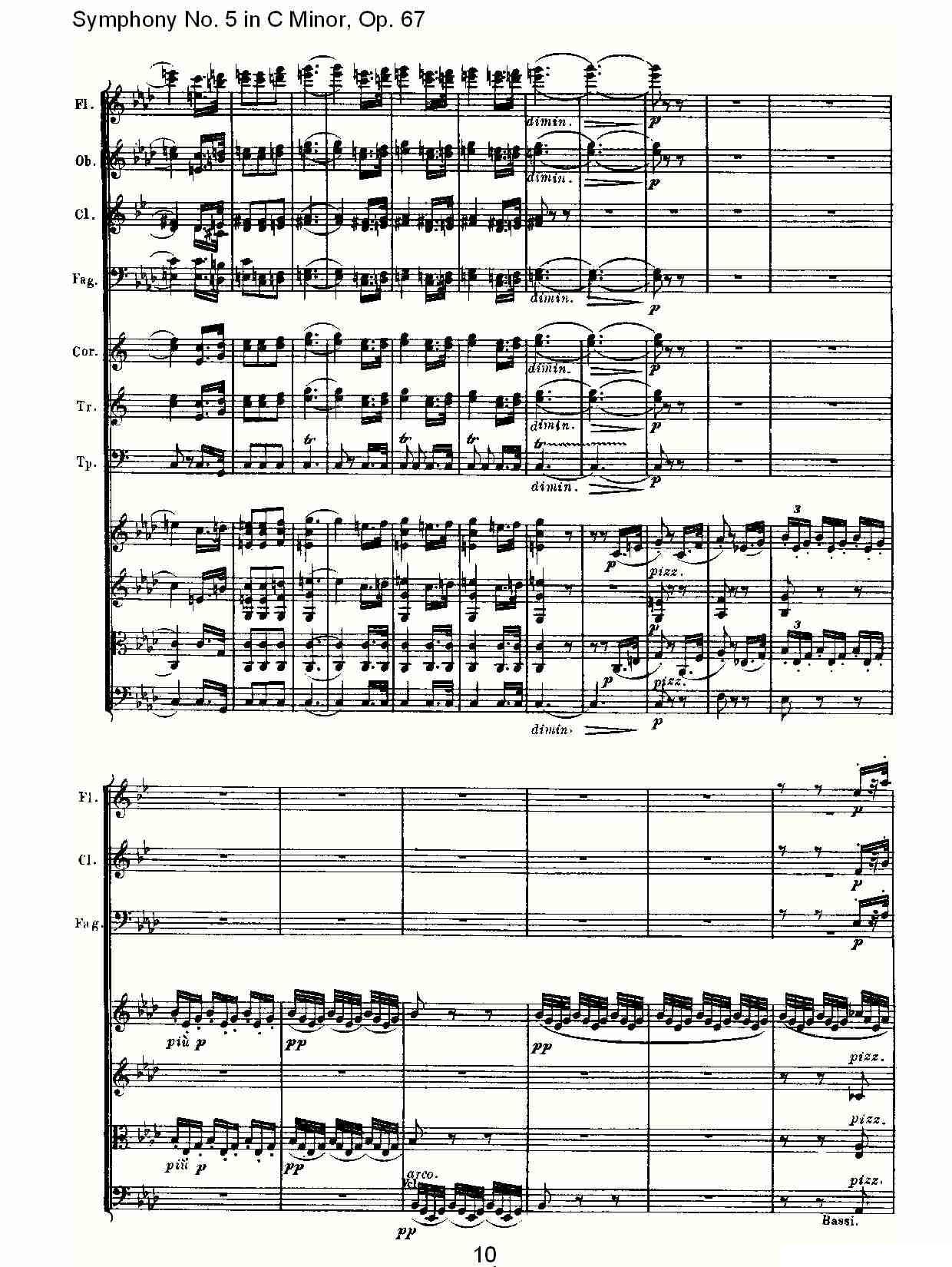 C小调第五交响曲 Op.67第二乐章其它曲谱（图10）