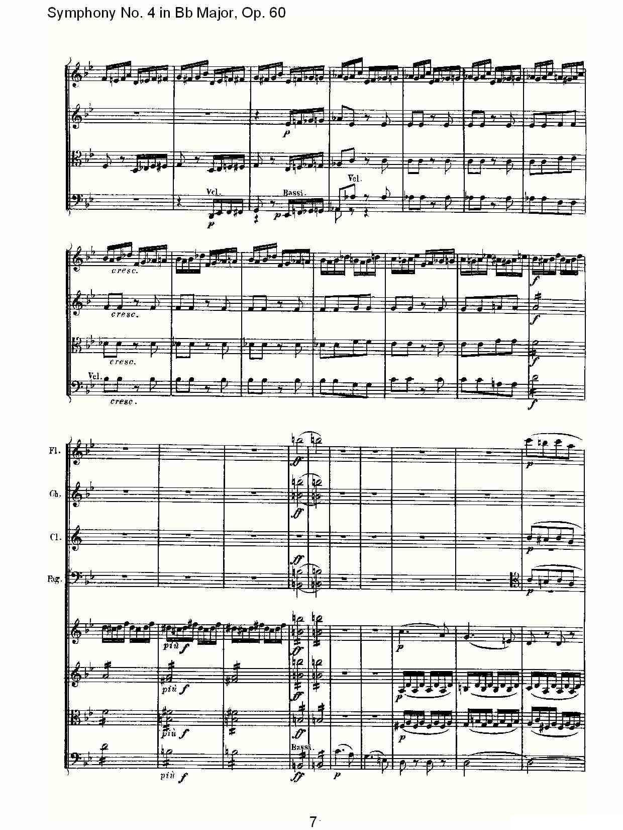 bB大调第四交响曲 Op.60第四乐章其它曲谱（图7）