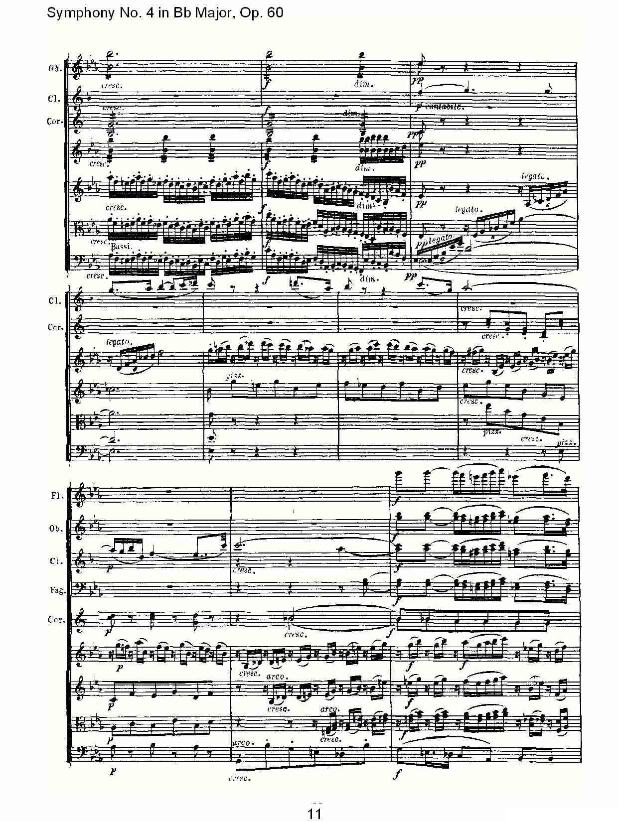 bB大调第四交响曲 Op.60第二乐章其它曲谱（图12）