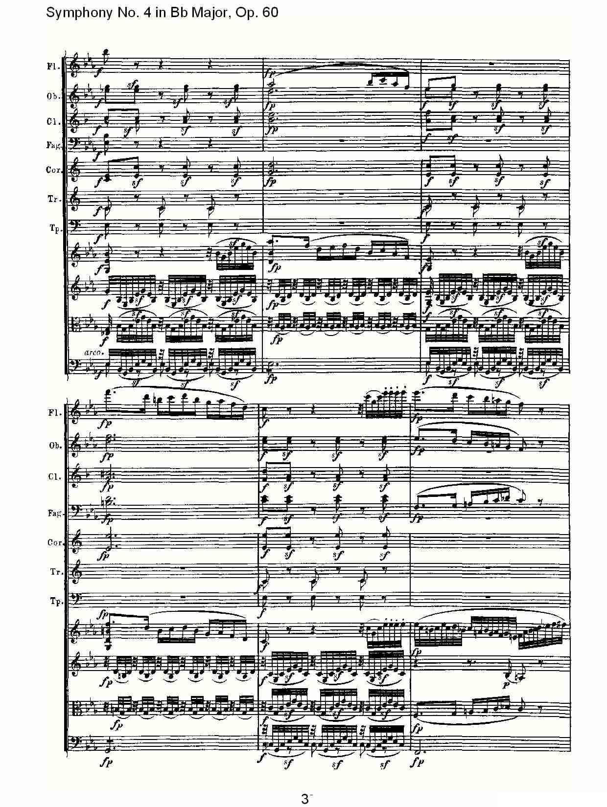 bB大调第四交响曲 Op.60第二乐章其它曲谱（图3）