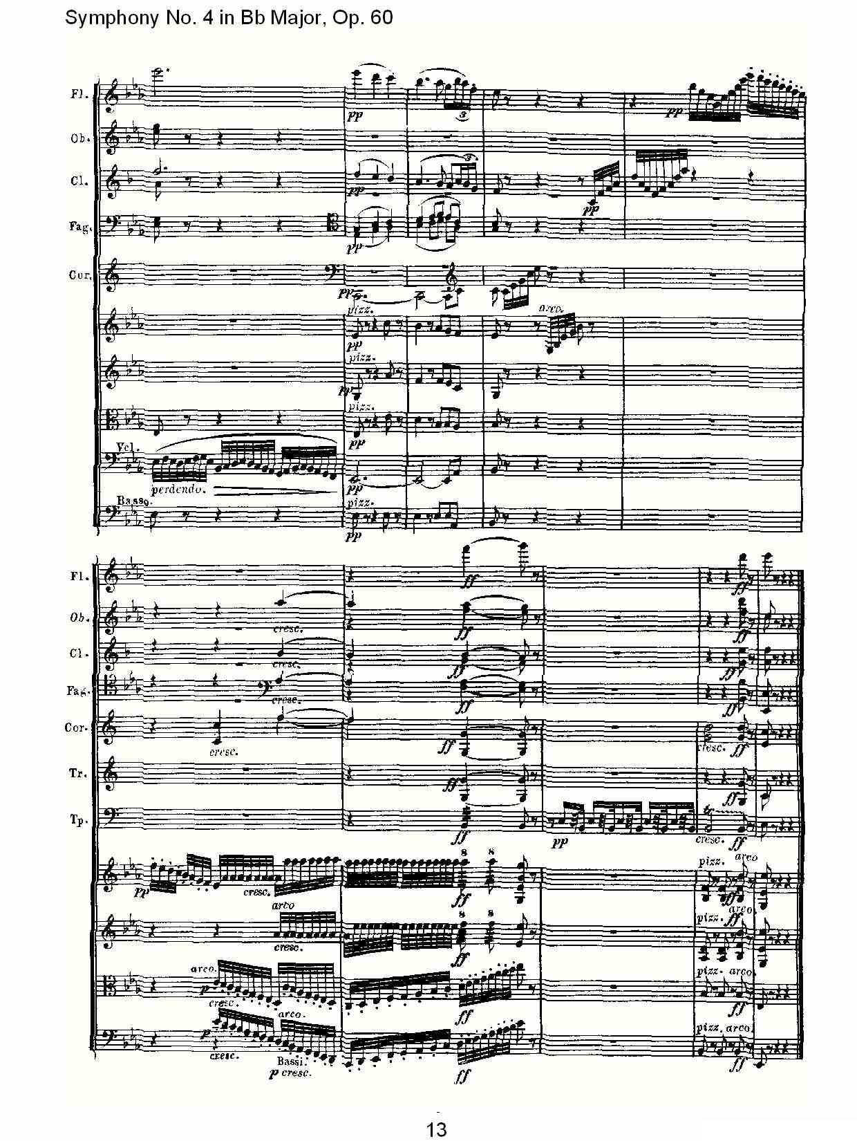 bB大调第四交响曲 Op.60第二乐章其它曲谱（图14）