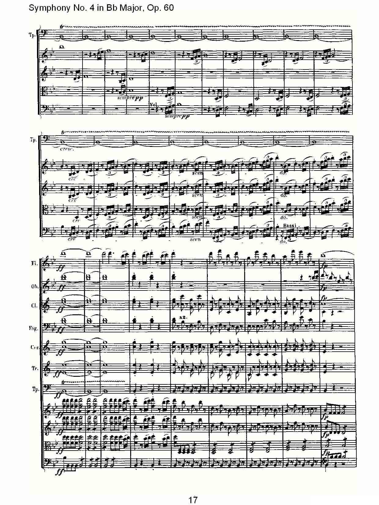 bB大调第四交响曲 Op.60第一乐章其它曲谱（图17）