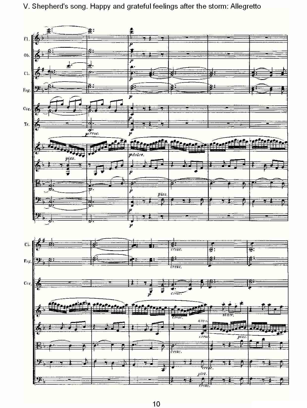 F大调第六交响曲 Op.68第五乐章（一）其它曲谱（图10）