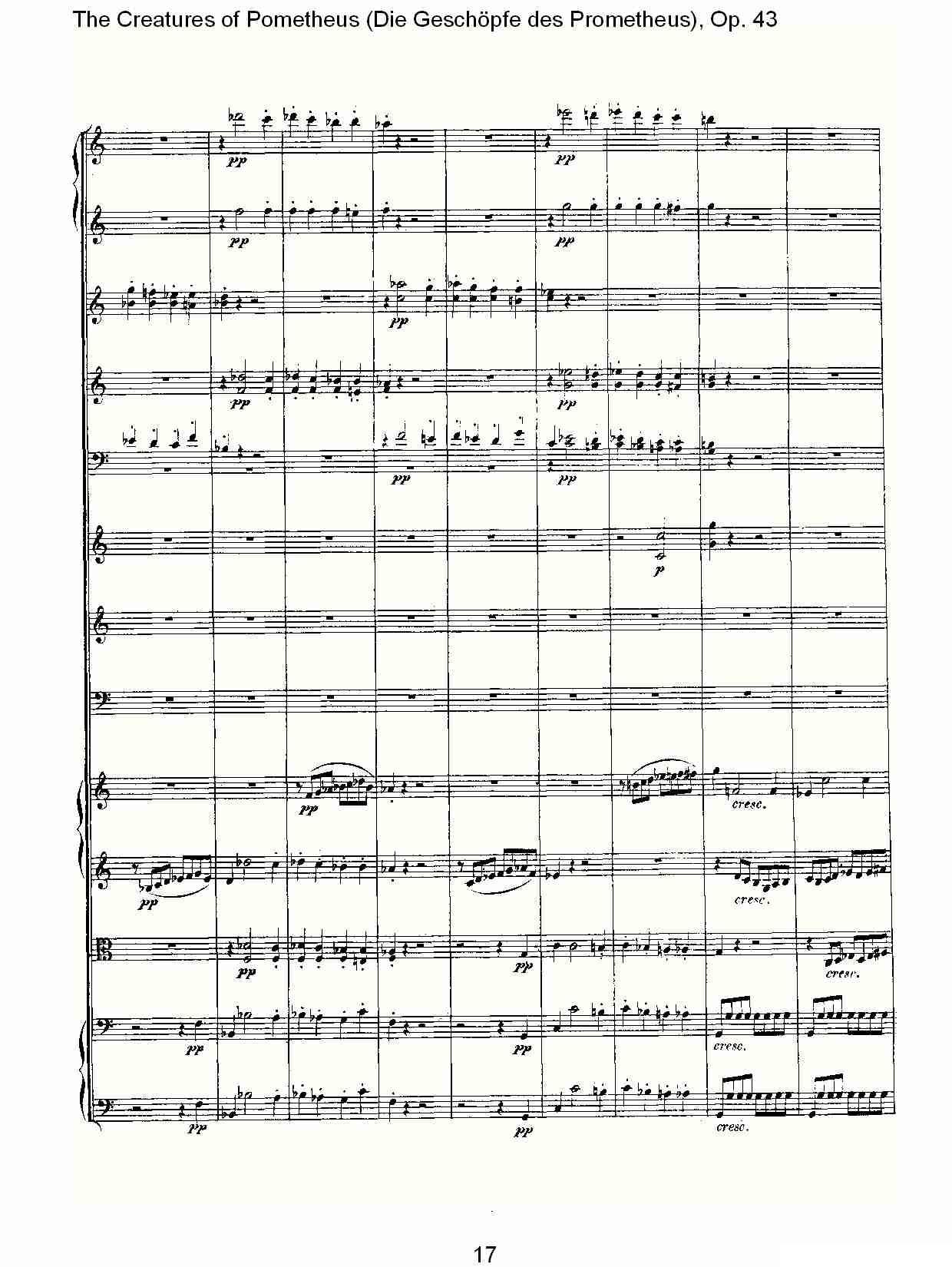 Die Gesch?pfe des Prometheus Op. 43其它曲谱（图17）