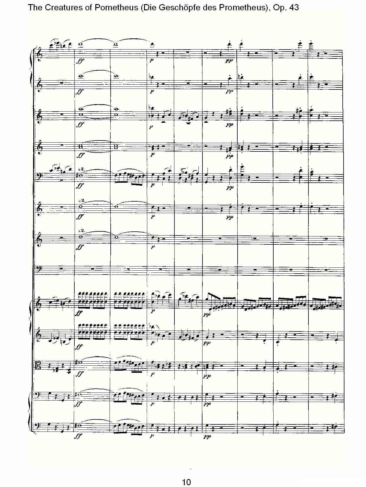 Die Gesch?pfe des Prometheus Op. 43其它曲谱（图10）