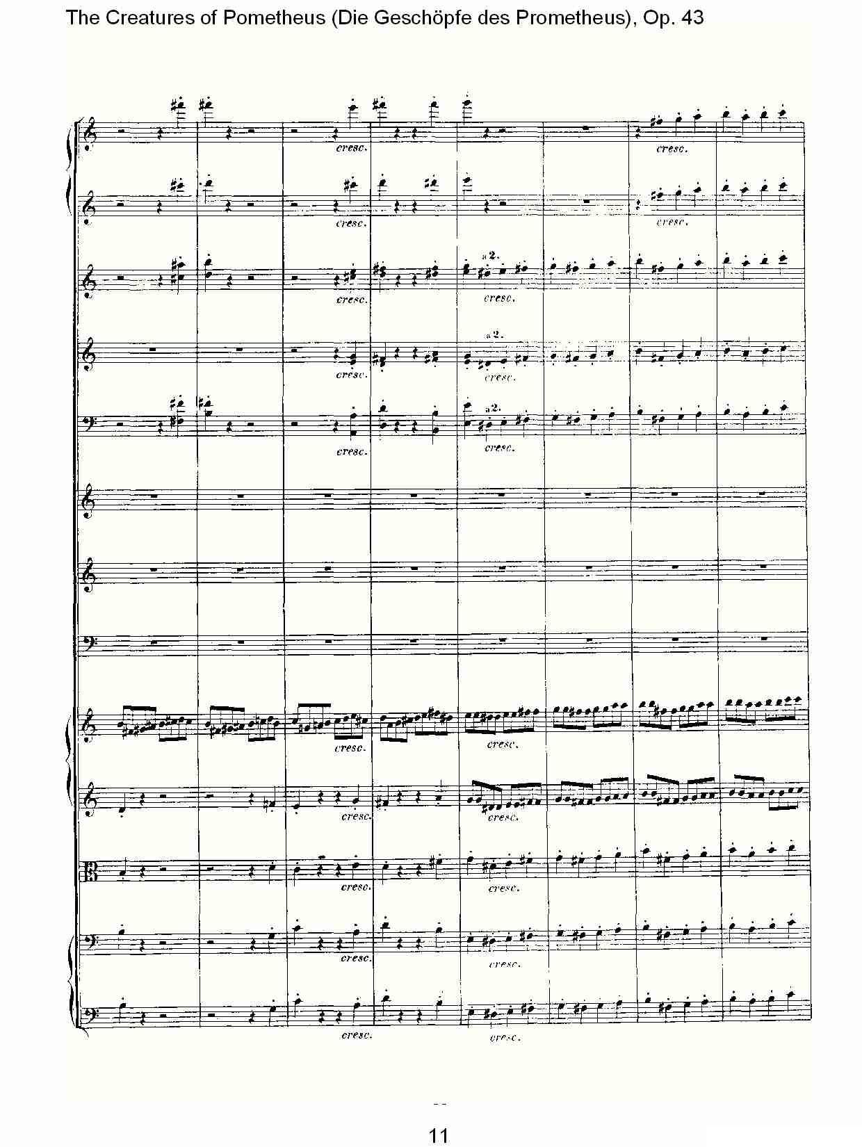 Die Gesch?pfe des Prometheus Op. 43其它曲谱（图11）