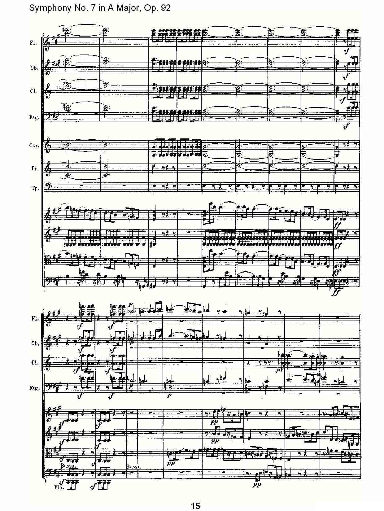 A大调第七交响曲 Op.92第一乐章其它曲谱（图15）
