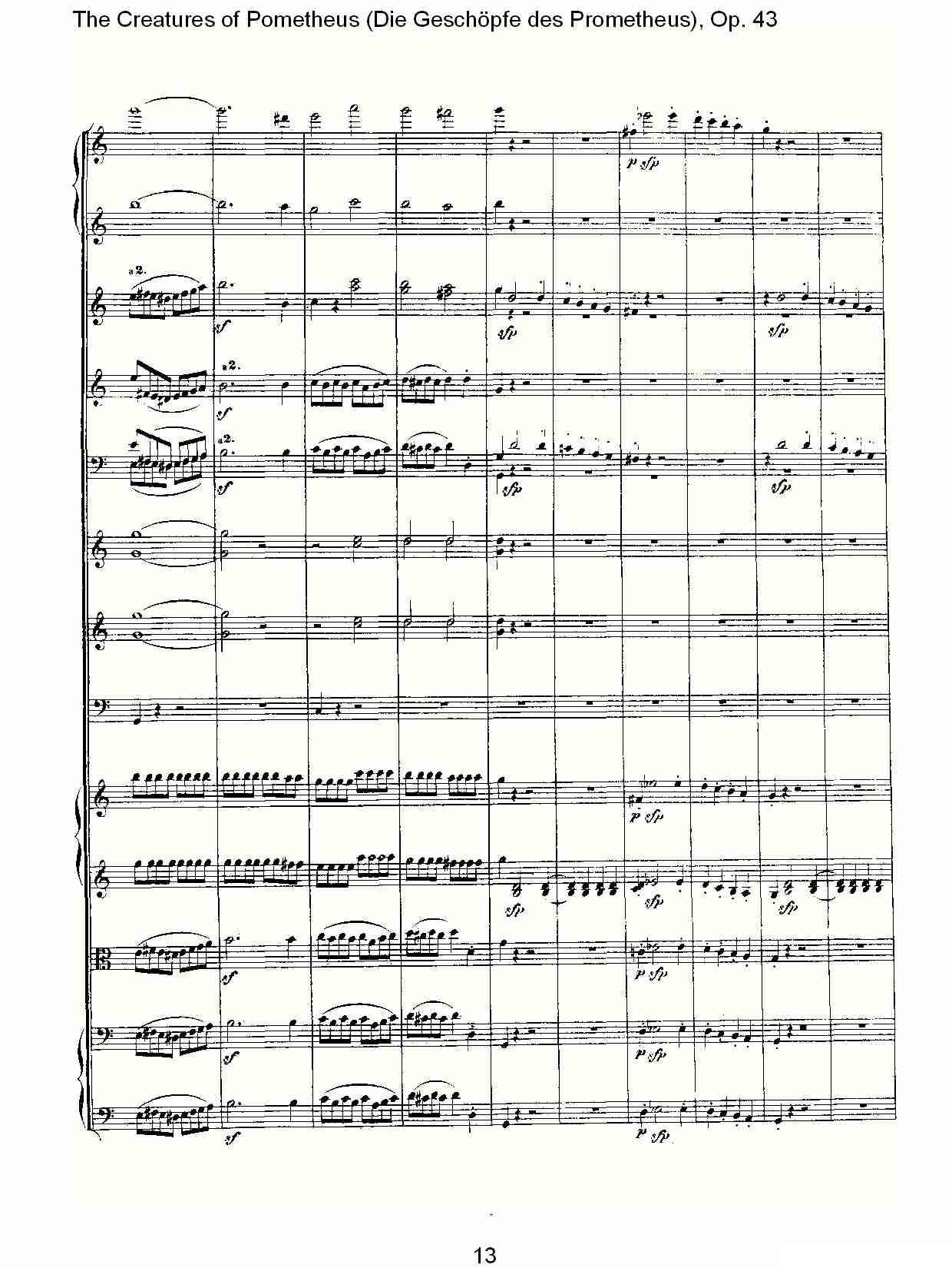 Die Gesch?pfe des Prometheus Op. 43其它曲谱（图13）