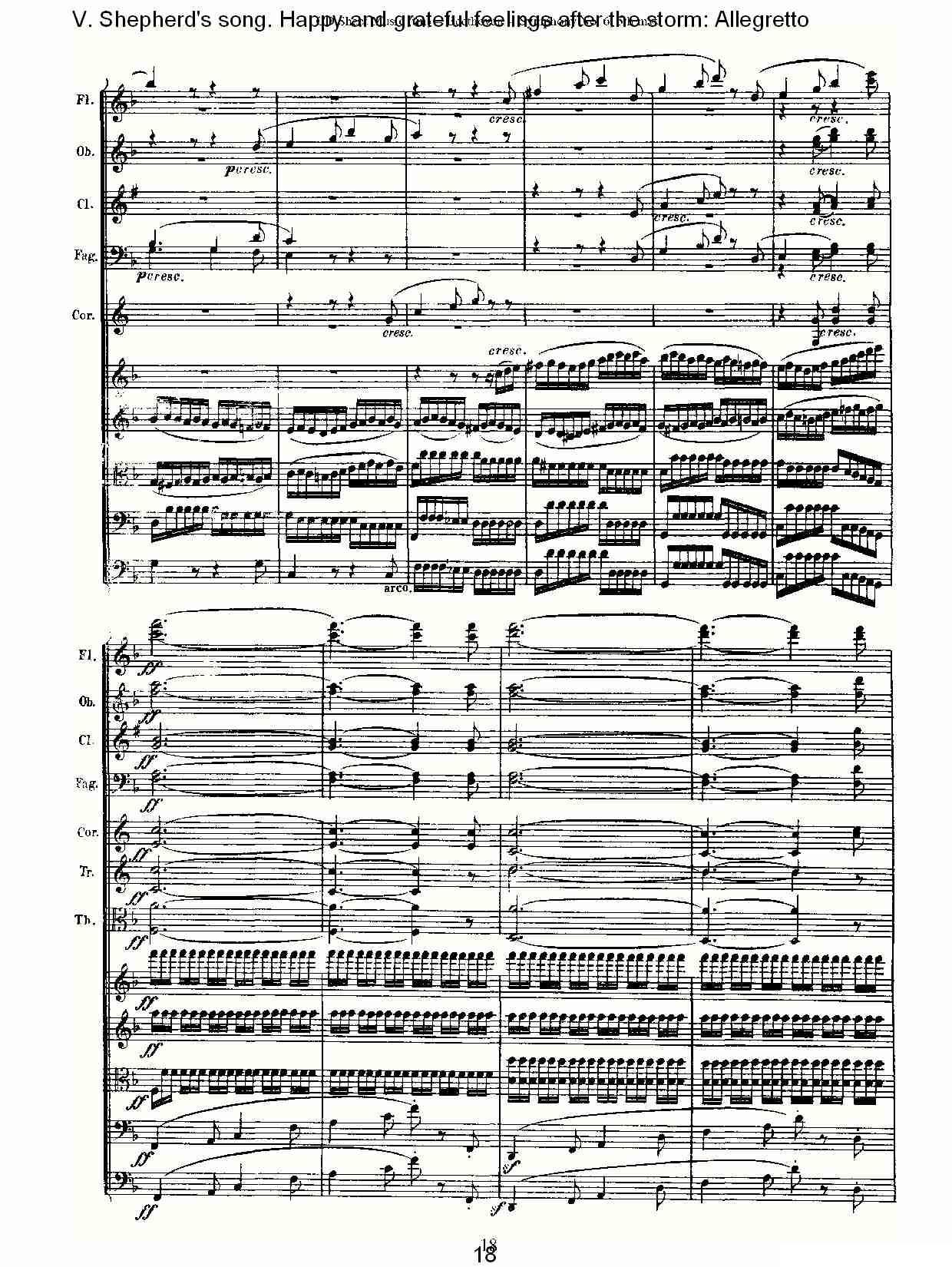 F大调第六交响曲 Op.68第五乐章（二）其它曲谱（图4）