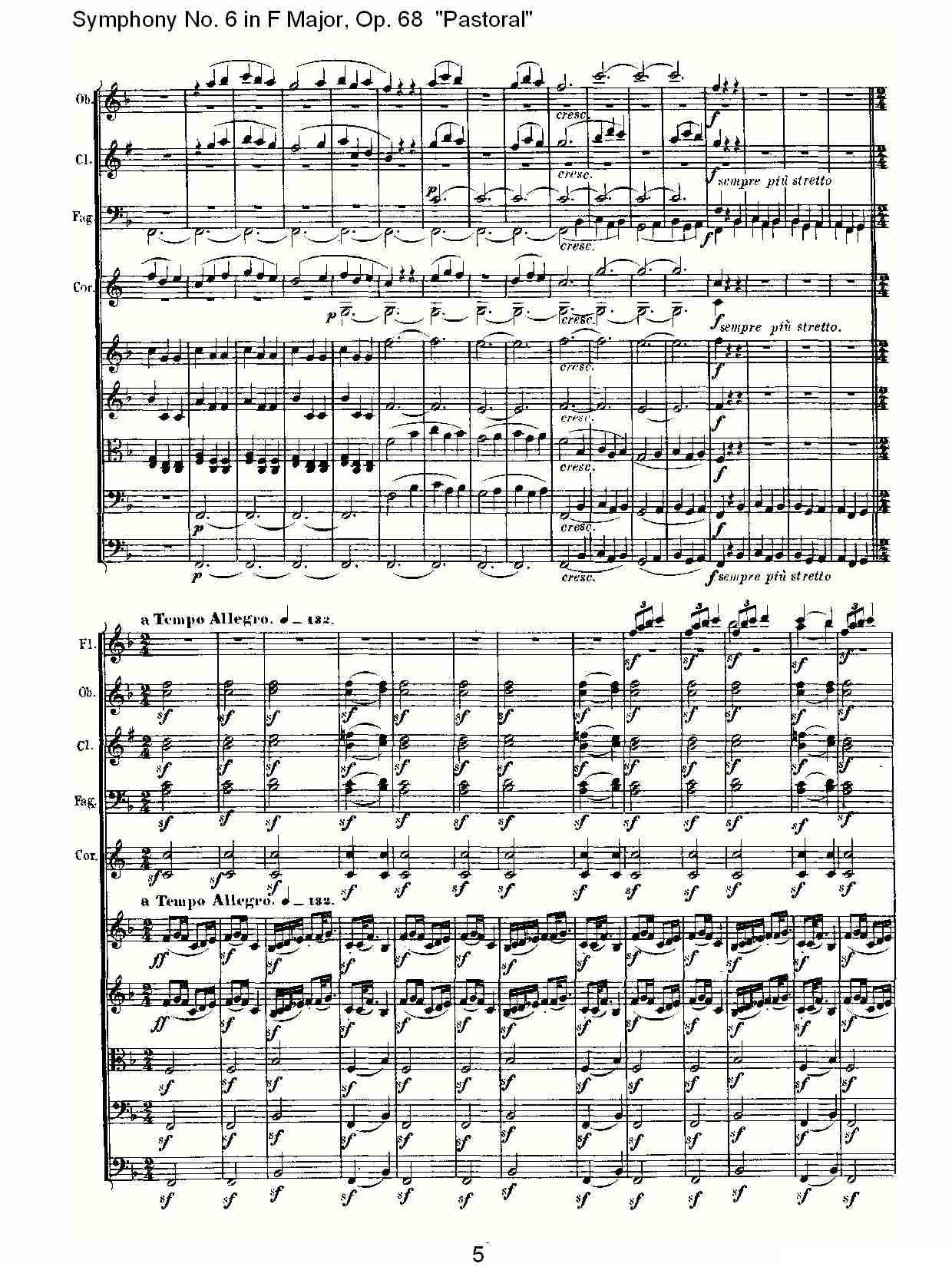 F大调第六交响曲 Op.68第三乐章其它曲谱（图5）