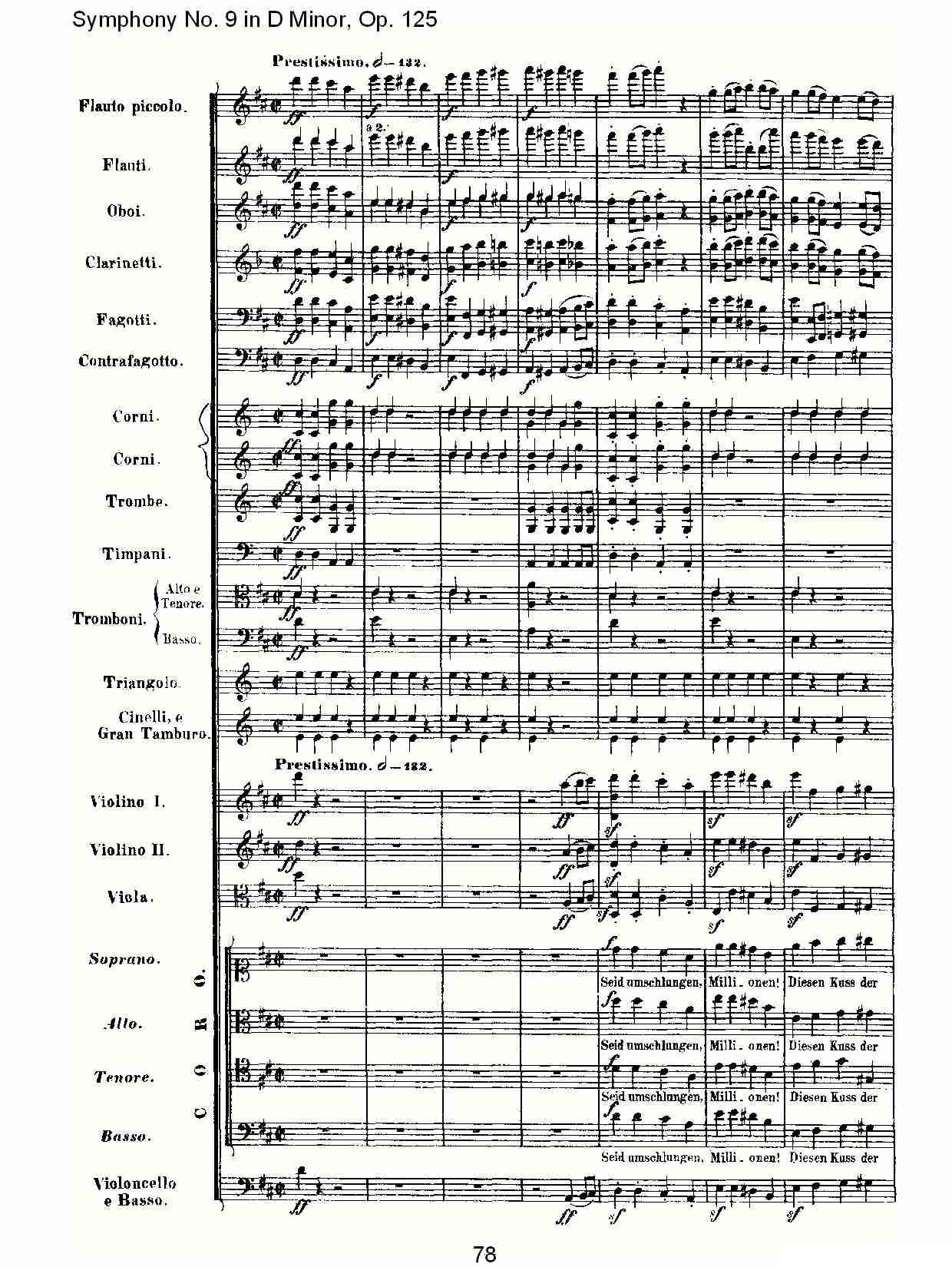 D小调第九交响曲 Op.125第四乐章（三）其它曲谱（图18）