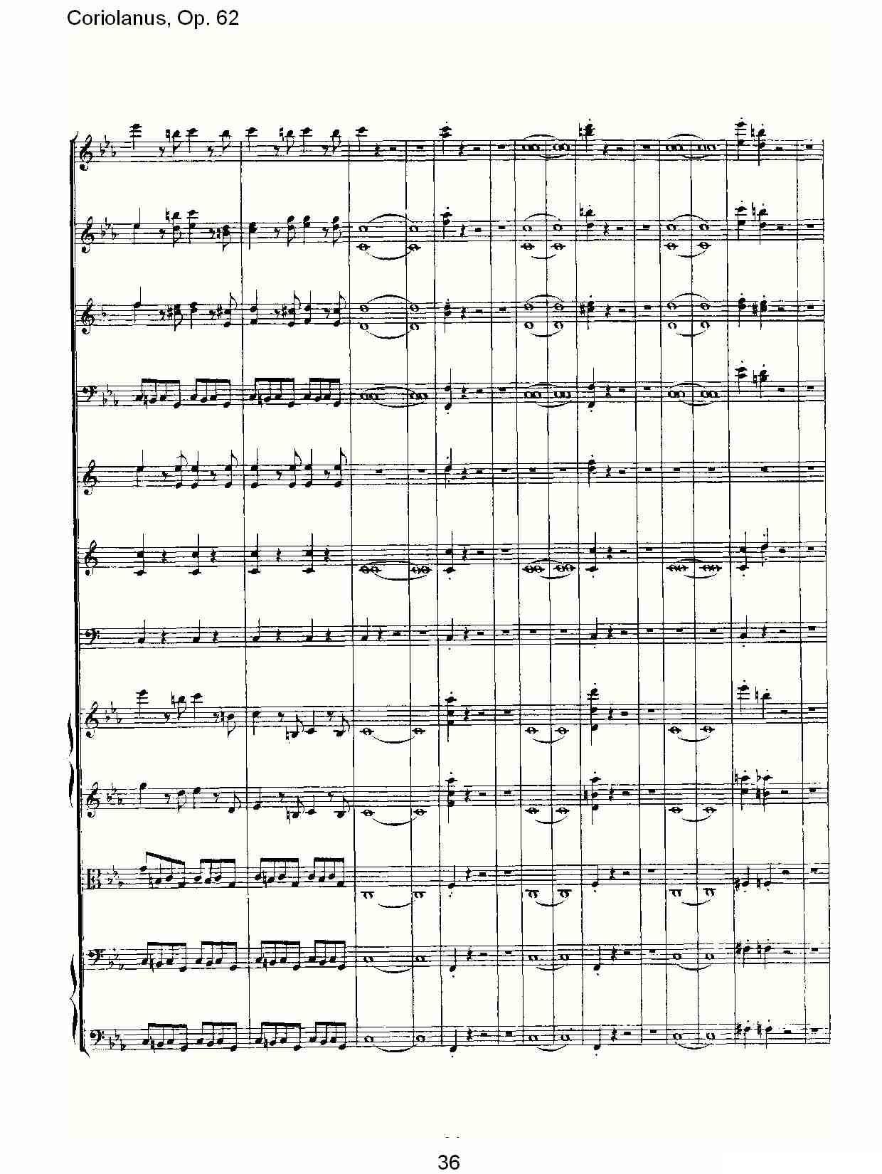 Coriolanus, Op.62其它曲谱（图36）