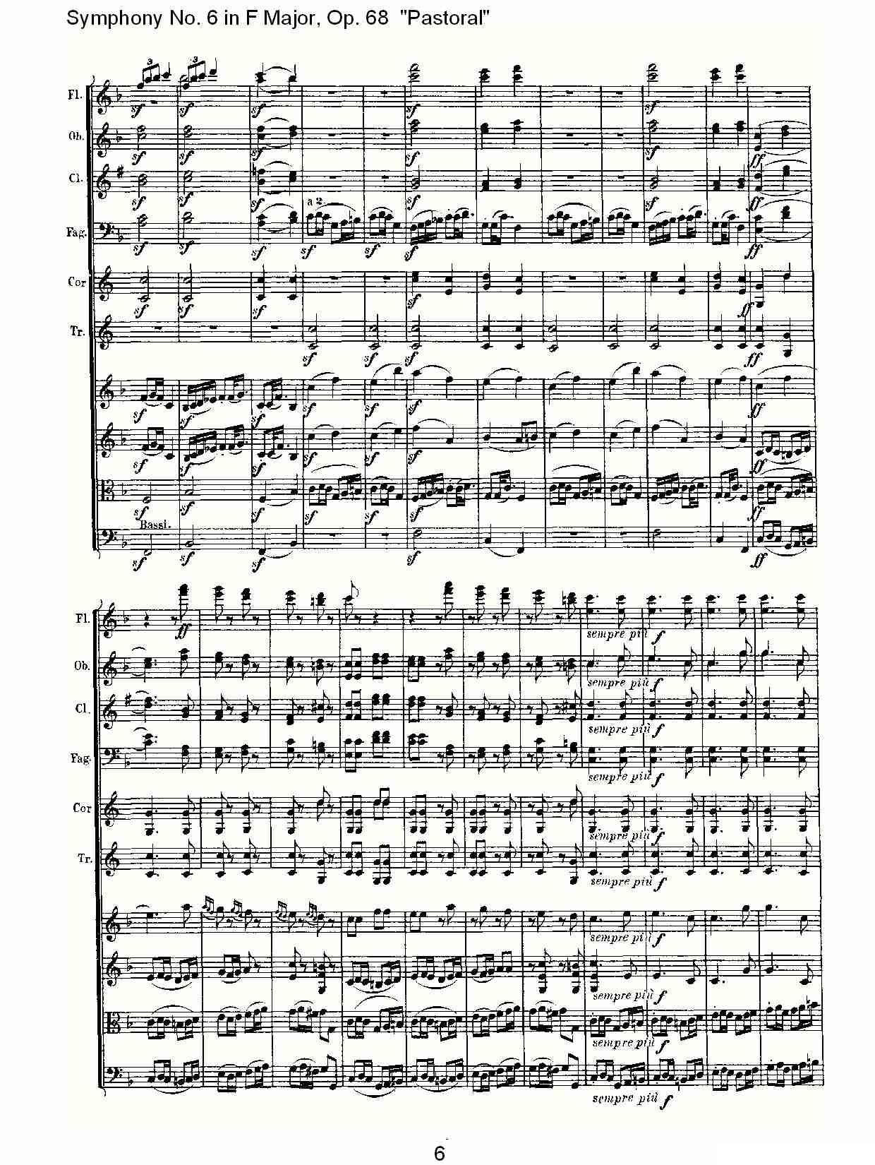 F大调第六交响曲 Op.68第三乐章其它曲谱（图6）