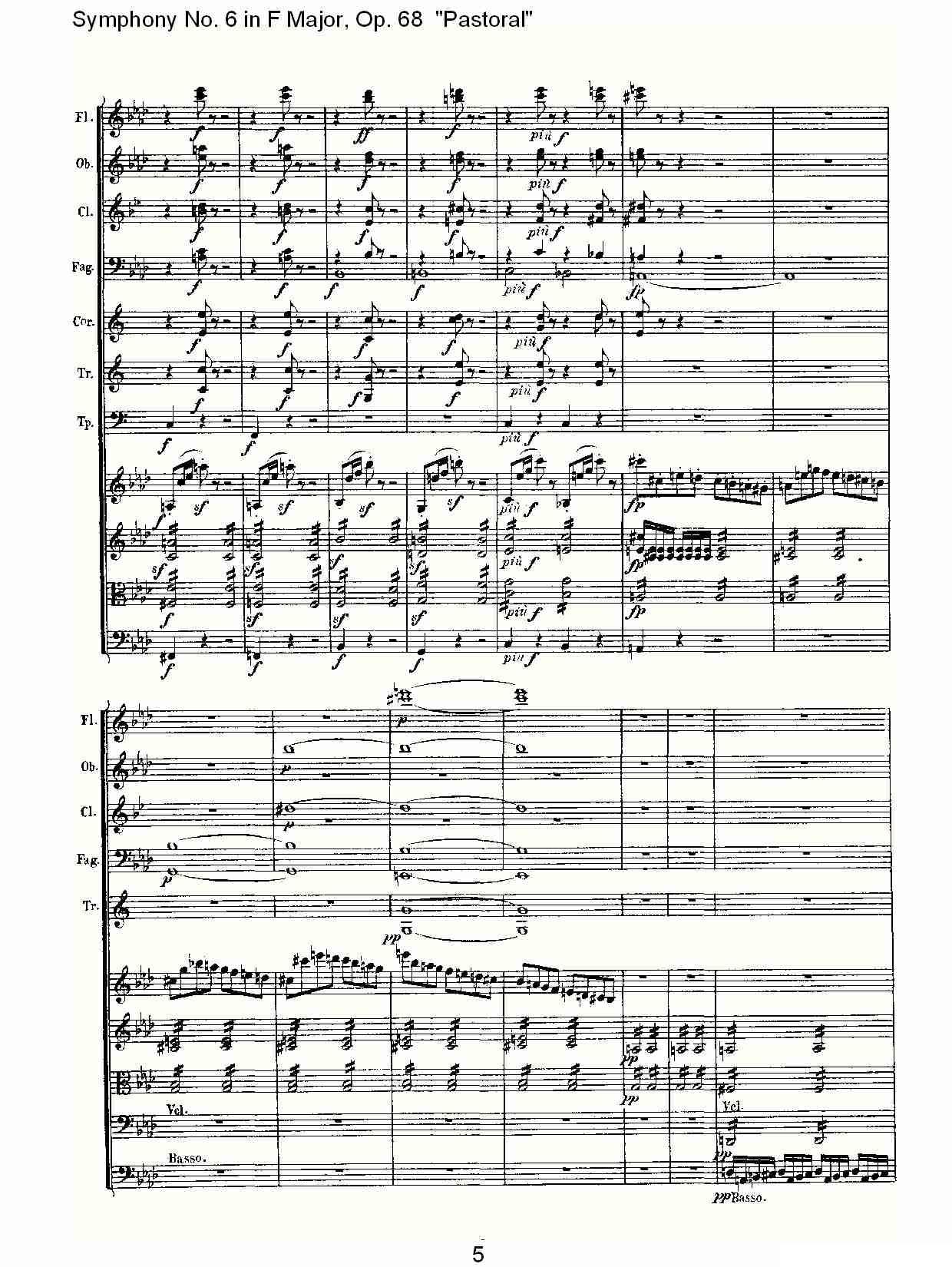F大调第六交响曲 Op.68第四乐章其它曲谱（图5）