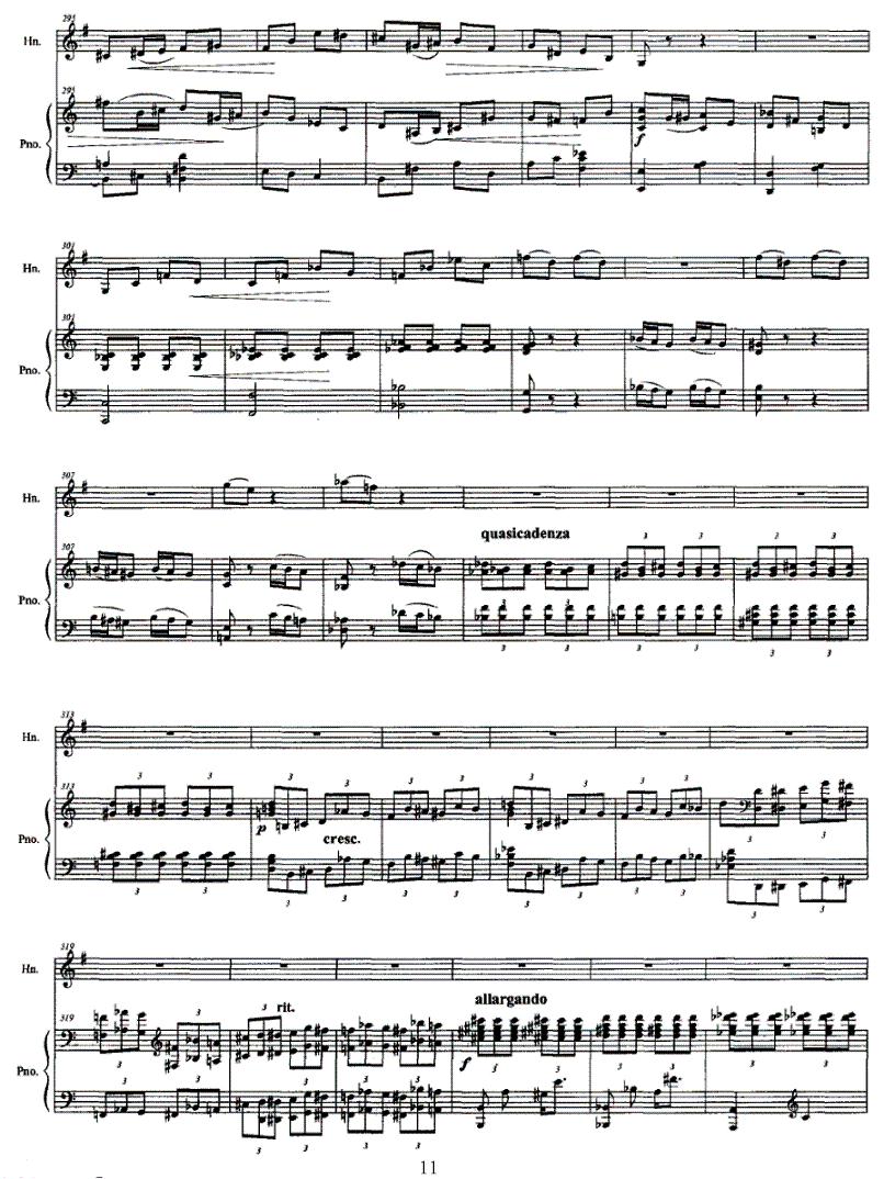 圆号与钢琴叙事曲其它曲谱（图11）