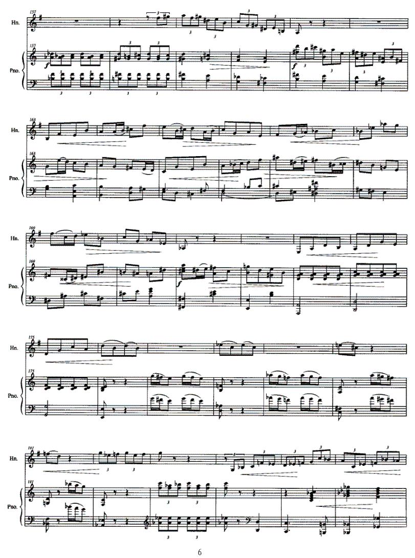 圆号与钢琴叙事曲其它曲谱（图6）