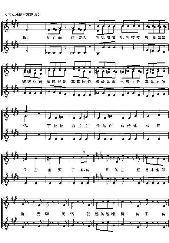 闲聊波尔卡(全)其它曲谱（图2）