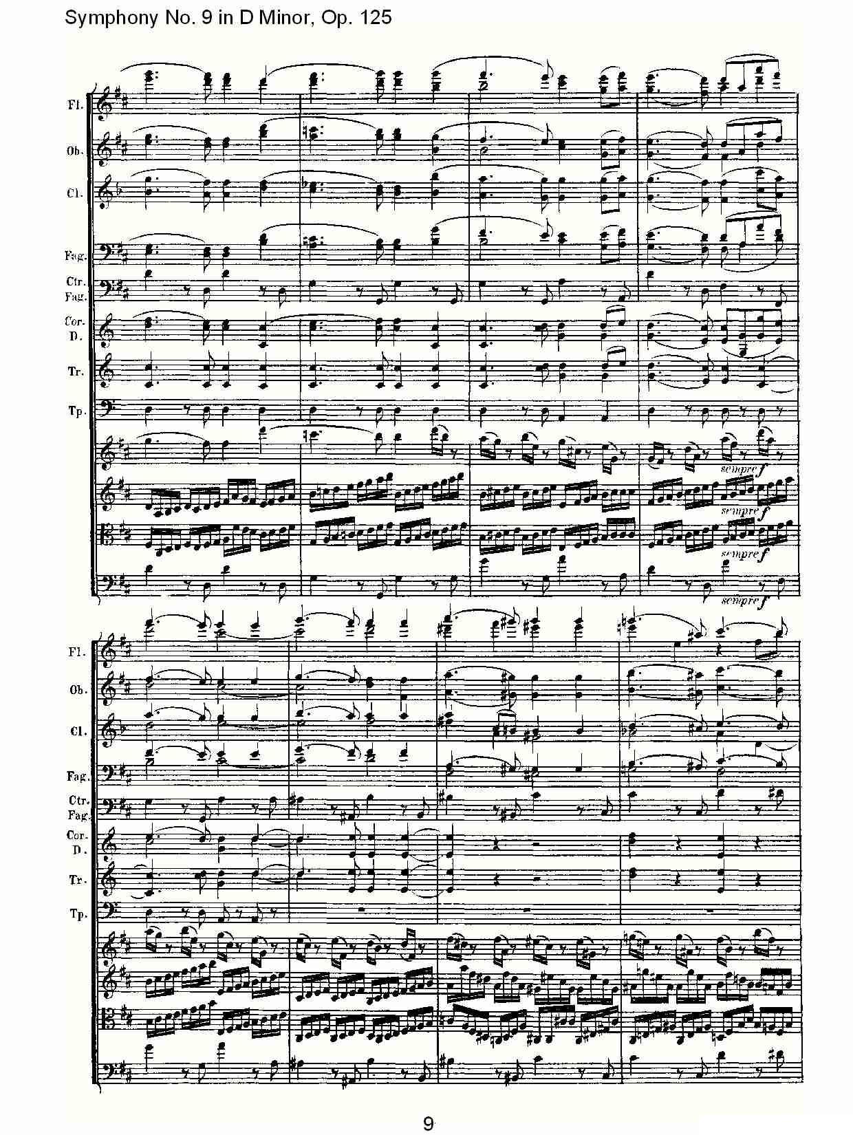 D小调第九交响曲 Op.125第四乐章（一）其它曲谱（图9）