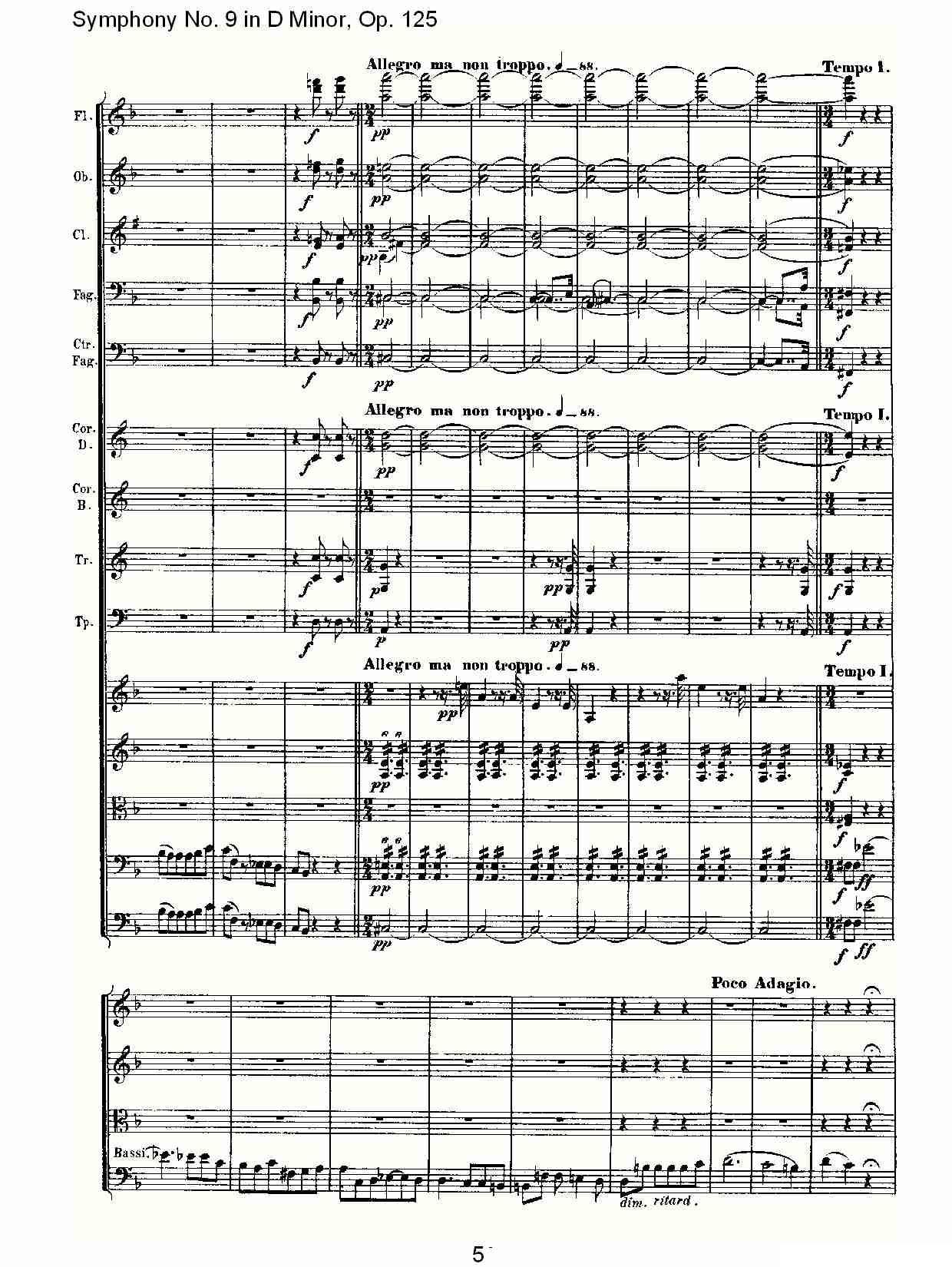 D小调第九交响曲 Op.125第四乐章（一）其它曲谱（图5）