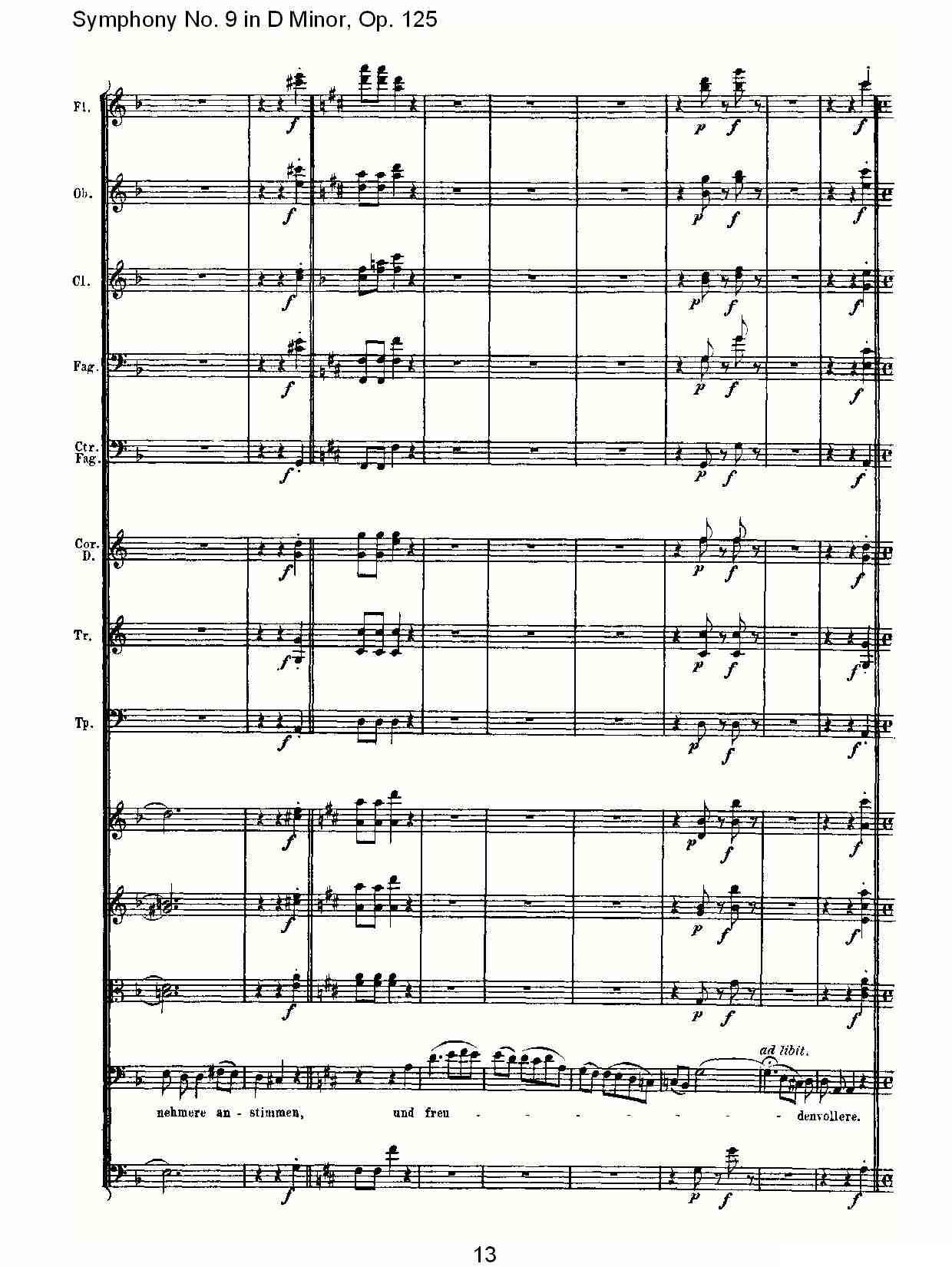 D小调第九交响曲 Op.125第四乐章（一）其它曲谱（图13）