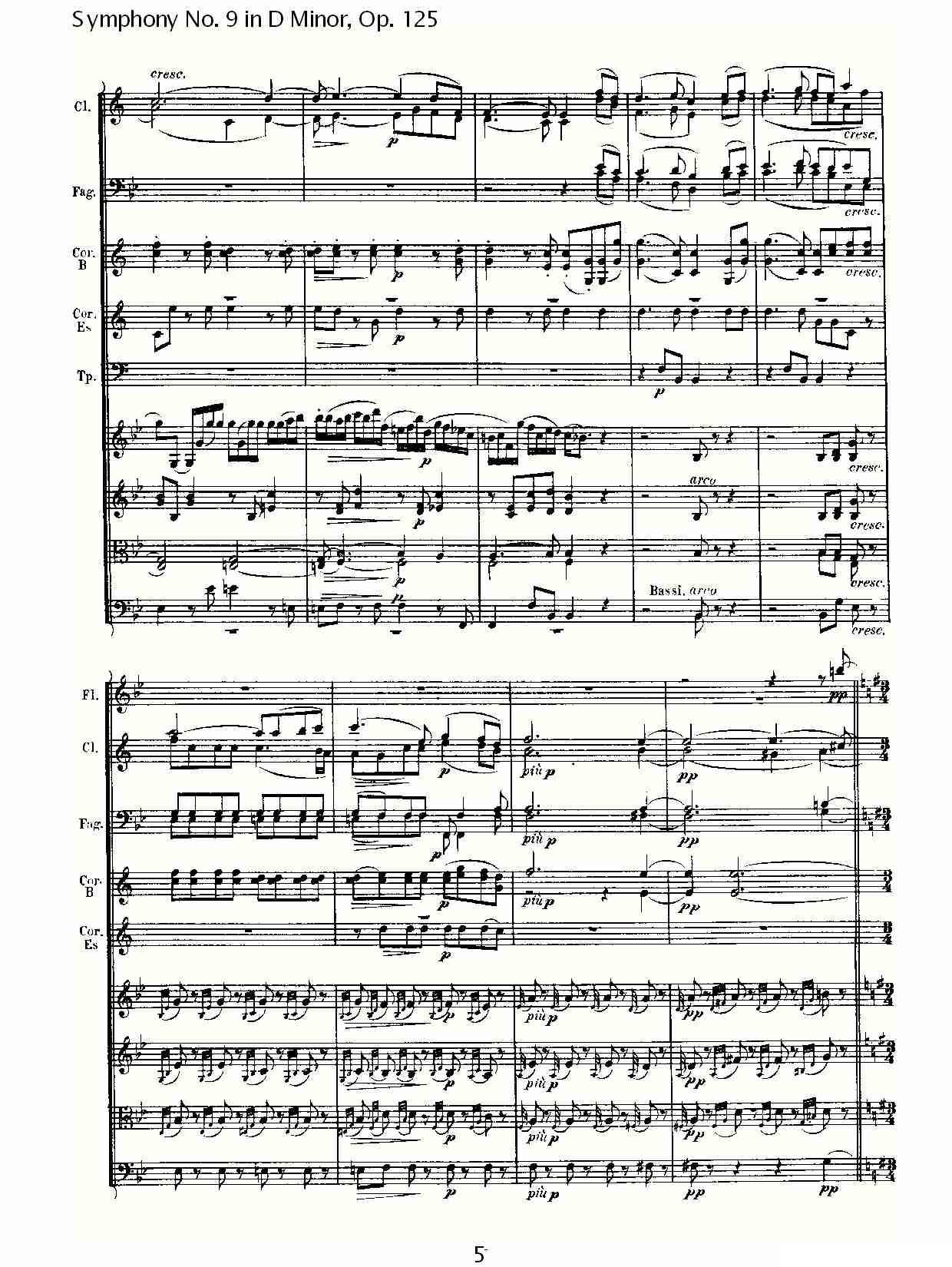 D小调第九交响曲 Op.125第三乐章其它曲谱（图5）