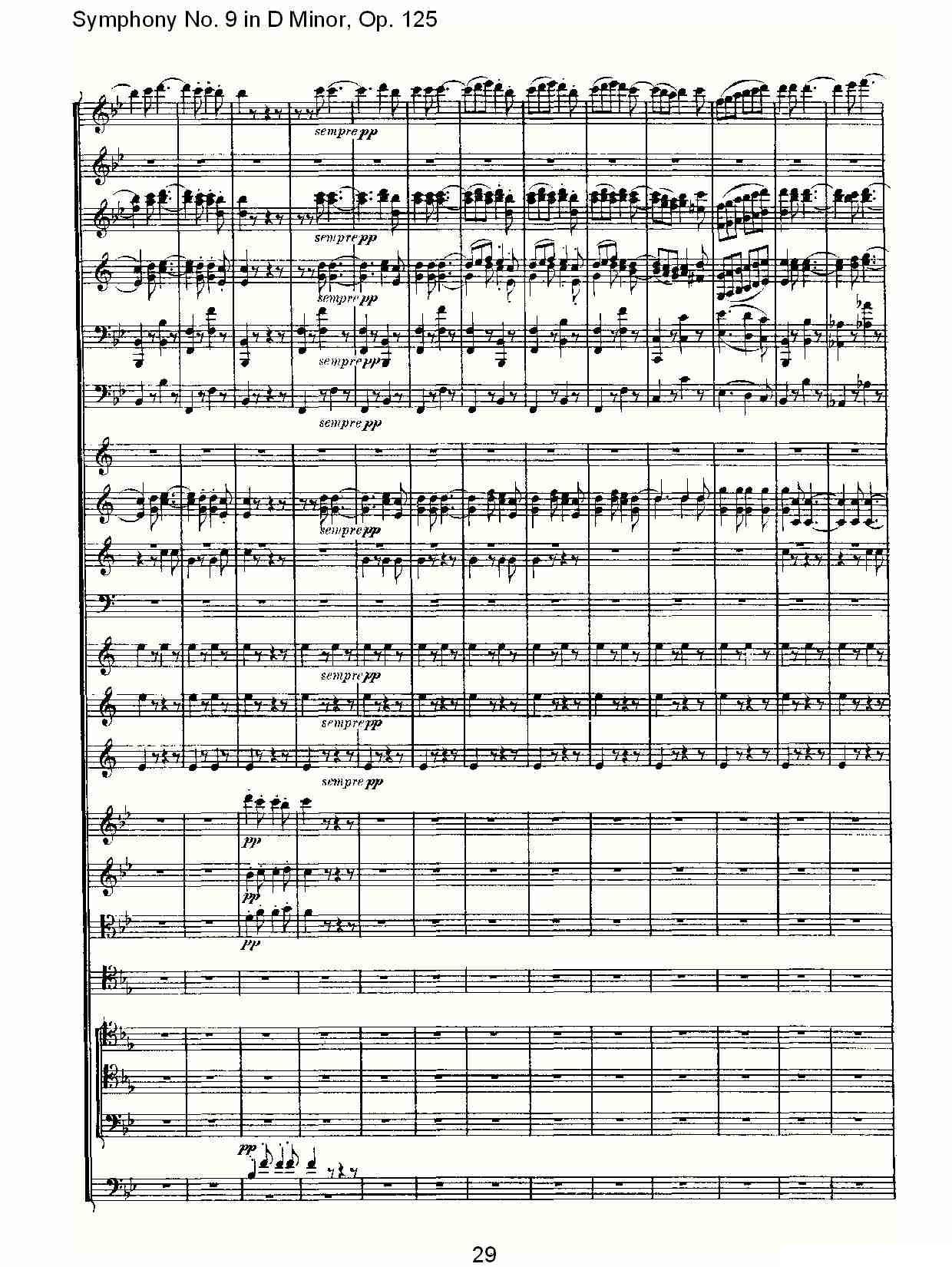 D小调第九交响曲 Op.125第四乐章（一）其它曲谱（图29）